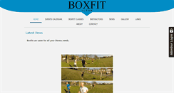 Desktop Screenshot of boxfit.org.uk