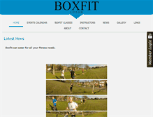Tablet Screenshot of boxfit.org.uk